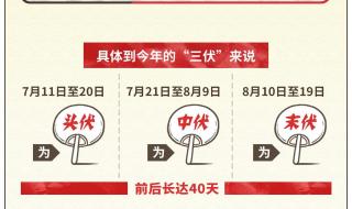 2021年7月11日几点入伏